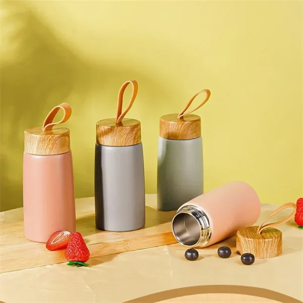 304 Stainless Steel Mini Water Bottle Thermos Vacuum Flask Portable Insulated Coffee Mug Outdoor sports Thermal Cup Travel Mug 4