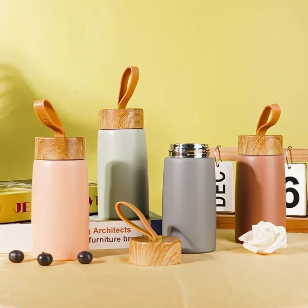 304 Stainless Steel Mini Water Bottle Thermos Vacuum Flask Portable Insulated Coffee Mug Outdoor sports Thermal Cup Travel Mug 5