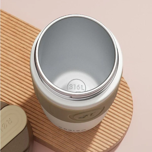 Xiaomi 400ml Stainless Steel Thermos Cup Portable Handle Cute Mug Girls Gift Leakproof Straw Water Cup Exquisite Coffee Mug 4