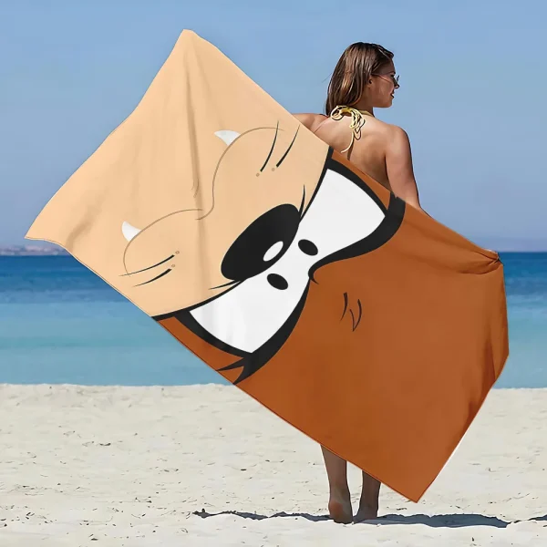 Taz Mania Beach Towel Microfiber Sand Free Quick Dry Soft Sandproof Pool Towels Gift for Women Travel Gym Shower Camping 3