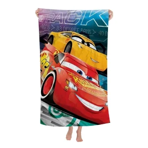 Cars Flash McQueen R-Red 95 Microfiber Beach Towel Absorbent Quick Dry Soft Yoga Swimming Resort Mountain Climbing Towel 1