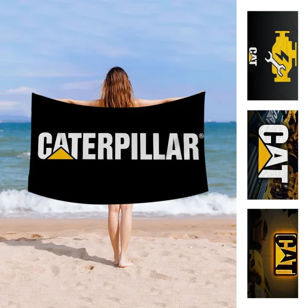 Caterpillar Anime Beach Swimming Towel Soft Absorbent Washcloth Children's Gifts For Kids Travel Camping Gym 1