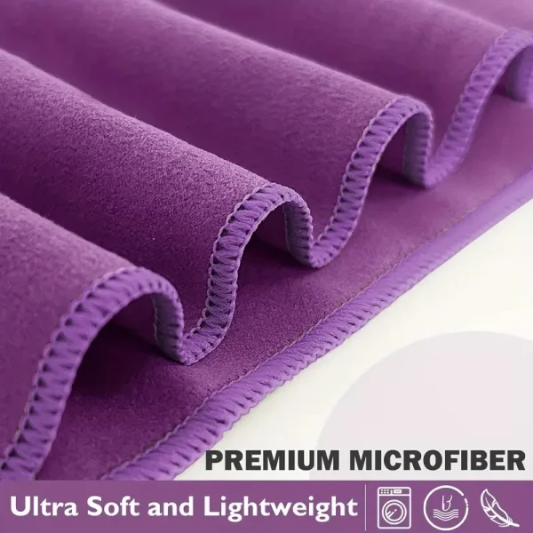 Quick-Dry Microfiber Travel Towel for Camping, Beach,BackpackingHiking and Sports - Lightweight and Absorbent 5