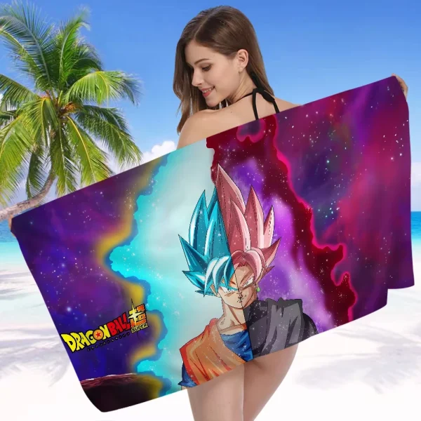 Cartoon D-DragonS B-BallS Big Microfiber Beach Towels Quick Dry Towel Sand Beach Towels Pool Towel for Travel Swim Pool Yoga 1