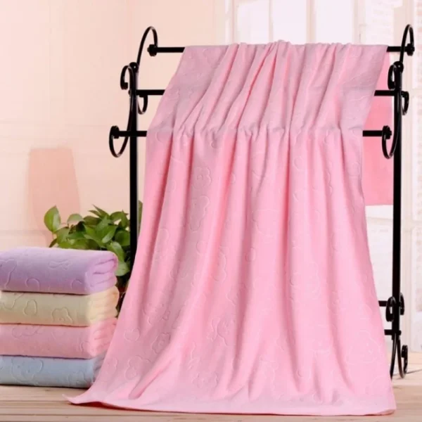 140x70cm Shower Towel Large Beach Towels Quick-Drying Towel Bath Towel Absorbent Soft Comfort Bathrobe Microfiber Towel Bathroom 5