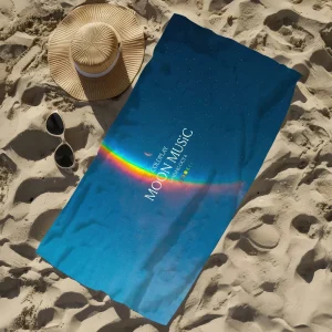 Rock Band C-Coldplay Moon Music Towel Soft Pool Gift For Travel Gym Shower Camping Quick Dry Sports Large Beach Towel 1