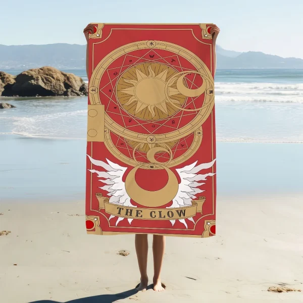 C-Card-cap-tor ANIME Sakura Towel Beach Quick Dry Soft Pool Towels Gift for Travel Gym Shower Camping sports 2
