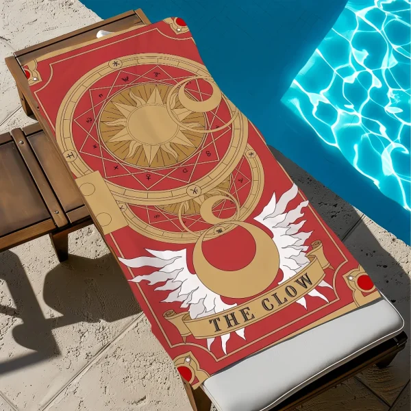C-Card-cap-tor ANIME Sakura Towel Beach Quick Dry Soft Pool Towels Gift for Travel Gym Shower Camping sports 6
