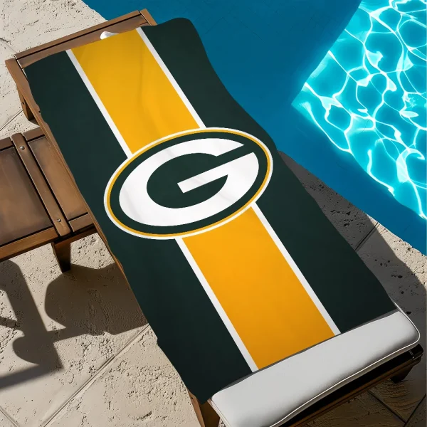G-green B-bay P-packers sport Towel Beach Quick Dry Soft Pool Towels Gift for Travel Gym Shower Camping sports 6