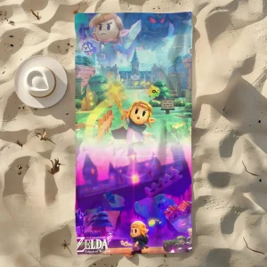 Game Legend of Z-Zelda Echoes of W-Wisdom Towel Soft Pool Gift For Travel Gym Shower Camping Quick Dry Sports Large Beach Towel 1