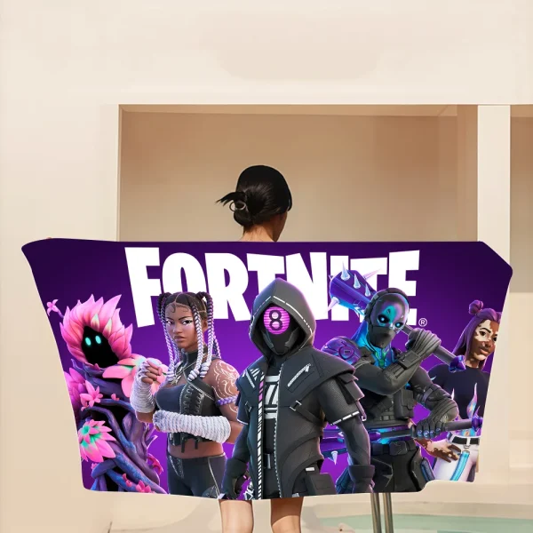F-Fortnite Game Beach Towel For Kids Personalized Bath Towel Pool Towel Vacation Gift Picnic Towel Party Gift 6