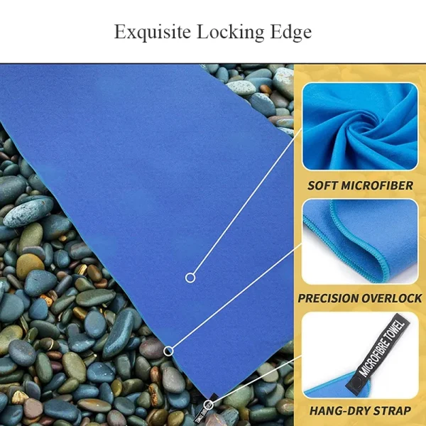 Quick-Drying Sports Towel 40x80/76x152CM Blue Grey Green Orange Swimming Gym Fitness Camping Running Beach Washcloth Towels 3