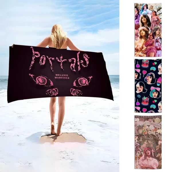 Melanie Martinez Portals Beach Towel Microfiber Sand Free Quick Dry Soft Pool Towels Gift for Women Travel Gym Shower Camping 1