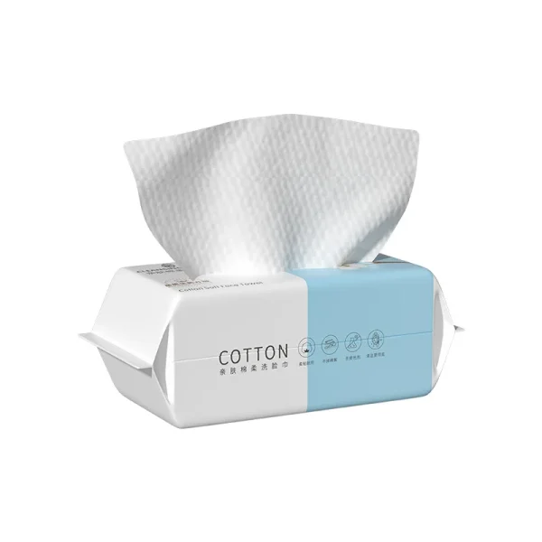 50/100pcs Extra Thick Disposable Facial Towels Gentle and Absorbent Cotton Makeup Remover Wipes Microfiber Hand Towels Home 5