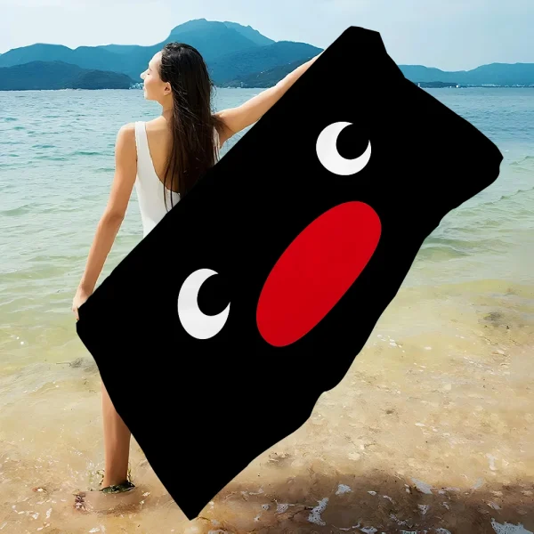 Cartoon Cute Pingu Penguin Anime Beach Towels Shower Towel Sauna Travel Spa Microfiber Quick Dry Gym Accessories Cute Room Decor 2