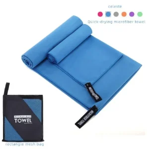 2pcs/set microfiber towel sports quick-drying super absorbent camping towel soft and lightweight gym swimming yoga beach towel 1