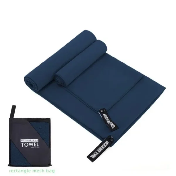2pcs/set microfiber towel sports quick-drying super absorbent camping towel soft and lightweight gym swimming yoga beach towel 4