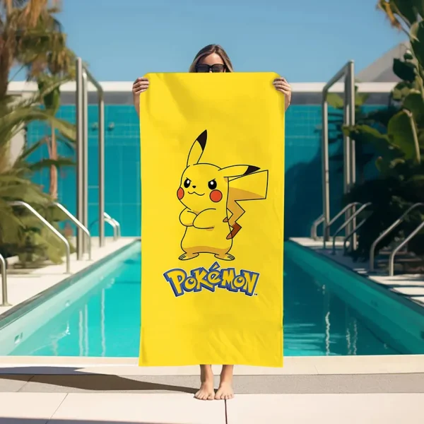 Large Bath Towels Bathroom P-Pokemones Bathroom Set Accessories Spa Quick Drying Towels Gym Towel For Home Personal Care Sauna 2