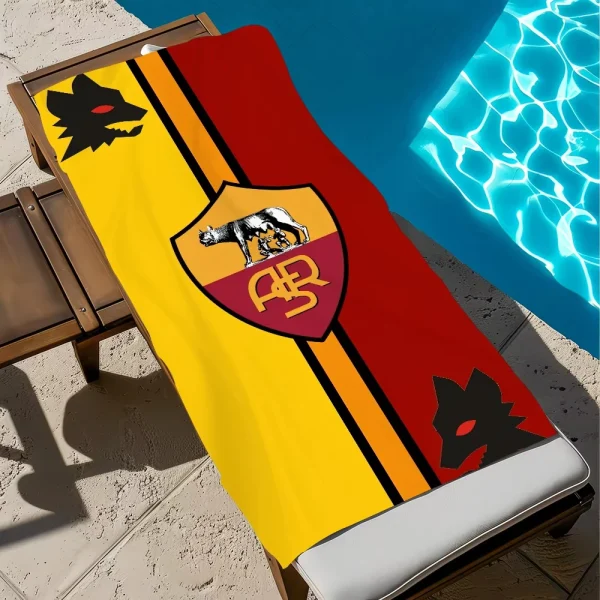 Quick Dry Soft Pool Towels Gift for Travel Gym Shower Camping sports Football club A-Associazion R-Roma Towel Beach 6