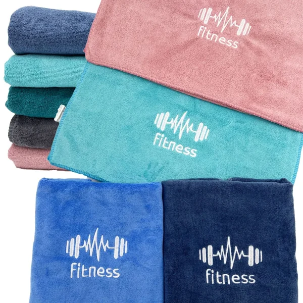 Multicolour Fitness Towels ,Quick-Dry & Super Soft (15.8x37.4in) , Compact for Gym,Beach, fitness,camping,backpacking,pool 1