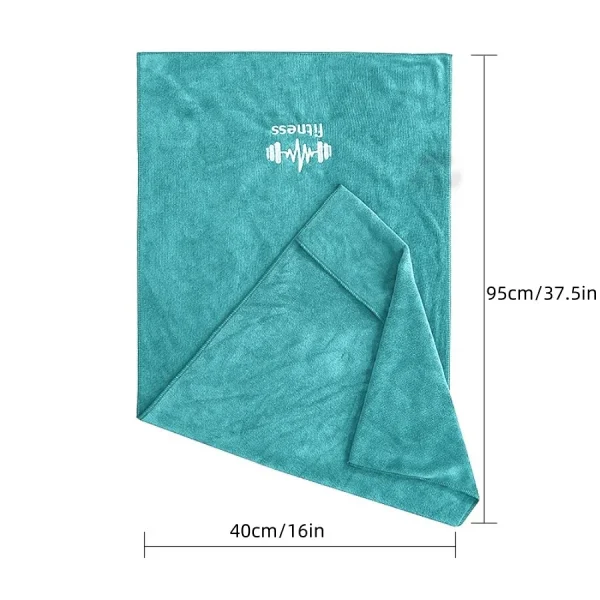 Multicolour Fitness Towels ,Quick-Dry & Super Soft (15.8x37.4in) , Compact for Gym,Beach, fitness,camping,backpacking,pool 3