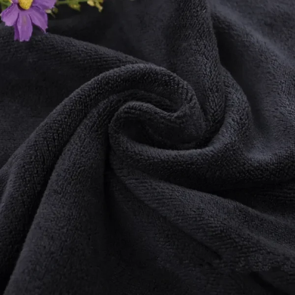 Thicken Increased Superfine Fiber Fitness Quick-drying Sports Towel Fitness Sports Bath Towel (Black) 6