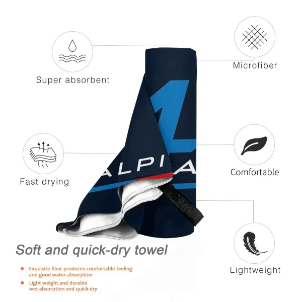 Alpine Team Beach Towel Soft Microfiber Quick Dry Absorbent Quick Towels For Yoga 4