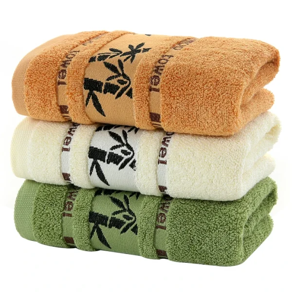 Set of 1 Bamboo Fiber Towels Sets Home Bath Towels Adults Face Towel Thick Absorbent Luxury Bathroom Towels Toalha De Praia 4