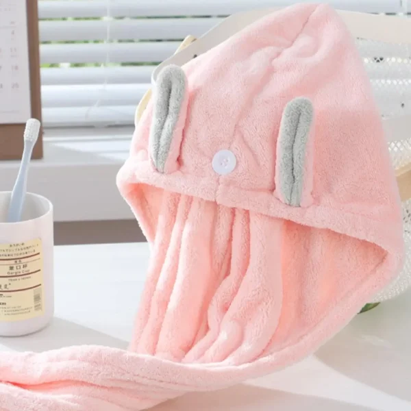 1pc Microfiber Hair Towels Super Absorbent Hair Drying Towel Turban For Women And Girls Quick Magic Hair Dry Hat 3
