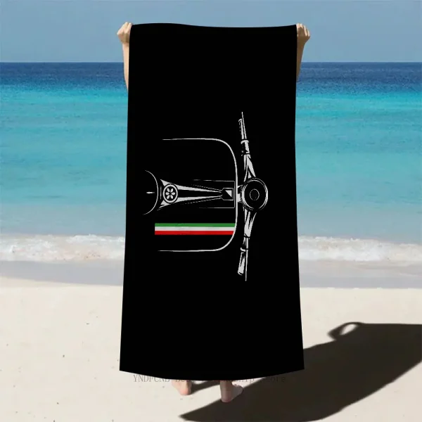 1PC Vespa MotorsportLE Towel Microfiber Beach Towel Quick Dry Kids Beach Blanket Soft Unisex Camping Pool Towel 5