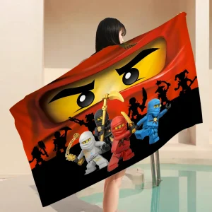 Cartoon ninjago Towel Microfiber Beach Towel Absorbent Quick dry Soft Yoga Swimming Resort Mountain Climbing Towel 1