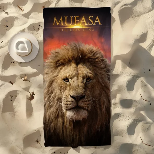 Cartoon M-Mufasa The L-Lion King Towel Soft Pool Gift For Travel Gym Shower Camping Quick Dry Sports Large Beach Towel 3