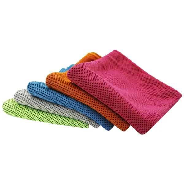 Cooling Ice Towels Microfiber Yoga Cool Thin Towel Outdoor Sport Gym Wear Icing Sweat Band Top Sports Towel Summer Cooling Scarf 5