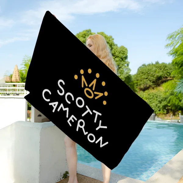 S-Scotty C-Cameron Sign Kitchen Beach Towel Cartoon Cute Summer Kids Large Bath Pool Beach Towel Absorbent For Swimming Travel 5