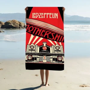 Rock Band L-Led Z-Zeppelin Music Towel Soft Pool Gift For Travel Gym Shower Camping Quick Dry Sports Large Beach Towel 1
