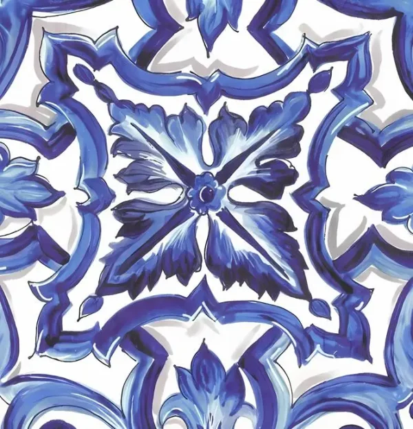 White And Blue Flowers Design Beach Towel Gift Quick Drying Towel 3