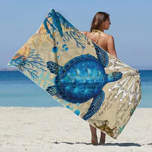 Water absorbent quick drying beach towel Sun shawl Yoga towel Swimming running quick drying towel Super light and thin 1