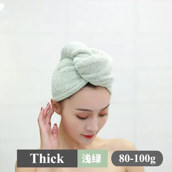 Women Magic Microfiberrapid Drying Hair Towel Cap Hat Towel Bathroom Bath Wrap Hat Quick Cap Turban Dry Toallas Bath Shower 2