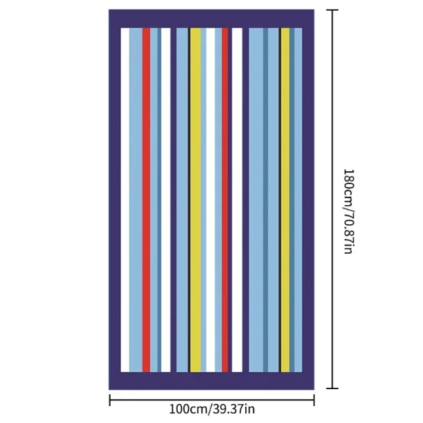 Beach Towel  Gym Sports Dry Quick Dry Quick Towel Cool  Beach Items Accessory Accessories Suitable for Seaside Camping Vacation 5