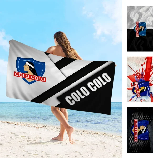 Club Social Y Deportivo Colo Cartoon Beach Towel Cute Kawaii Room Decor Bath Girls Children Hand Towels For Bathroom Shower 1