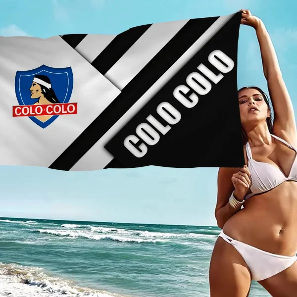 Club Social Y Deportivo Colo Cartoon Beach Towel Cute Kawaii Room Decor Bath Girls Children Hand Towels For Bathroom Shower 2