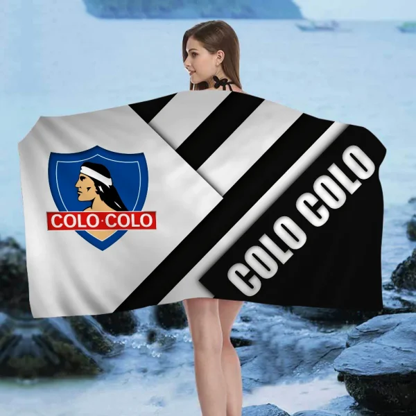 Club Social Y Deportivo Colo Cartoon Beach Towel Cute Kawaii Room Decor Bath Girls Children Hand Towels For Bathroom Shower 3