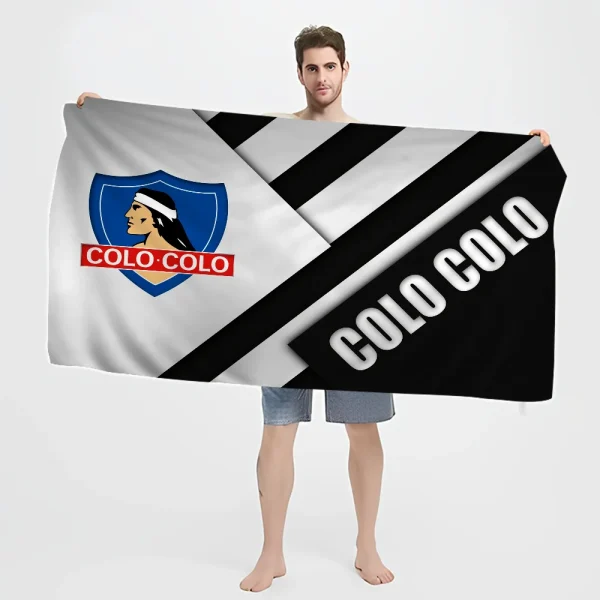 Club Social Y Deportivo Colo Cartoon Beach Towel Cute Kawaii Room Decor Bath Girls Children Hand Towels For Bathroom Shower 4