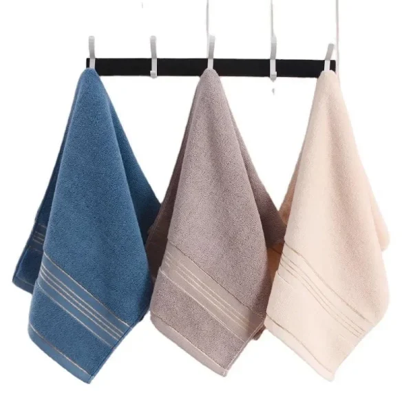 1 pc Thickened Towel  Absorbent Towel Pure Cotton Quick Absorbent Soft Quick Dry Thickened Face Towel 2