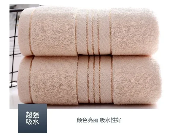 1 pc Thickened Towel  Absorbent Towel Pure Cotton Quick Absorbent Soft Quick Dry Thickened Face Towel 4