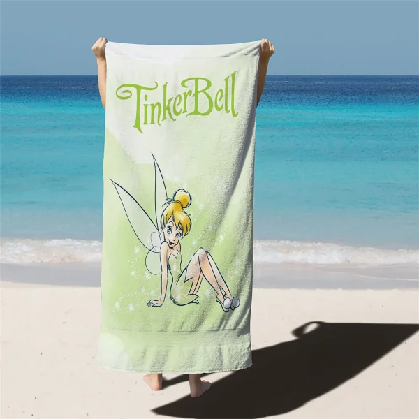 Tinker Bell Quick Dry Towel Sauna Travel Beach Towels Cotton 100% Bathroom Microfibre Accessories For Home Cute Room Decor Set 1