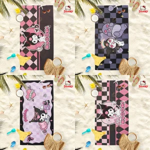 Sanrio Character Beach Towels: Fun and Stylish for Your Summer Adventures! Suitable for towels, bath towels, beach towels 1