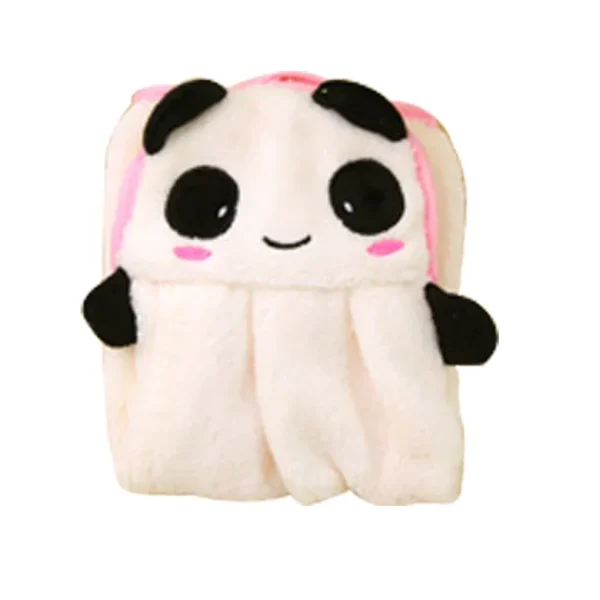 Lovely Cartoon Children Microfiber Hand Dry Towel for Kids Soft Plush Fabric Absorbent Hang Towel Kitchen Bathroom Bath Wipe 4