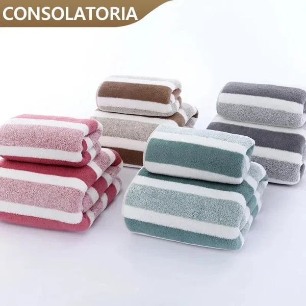 New Home Soft and Comfortable Bath Towels for Men and Women, Absorbent and Comfortable Couple's Large Towels, Wrapping Towels 1