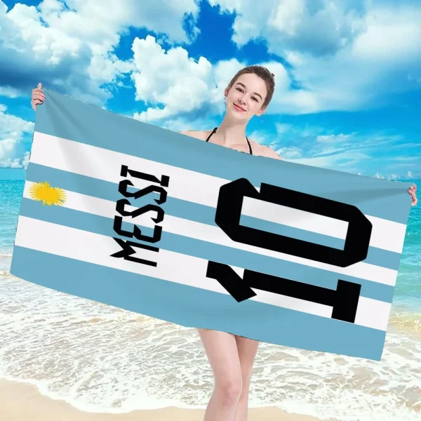 M-messi-I Large Beach Towels for the Body Quick Drying Towels Adults Serviette Sport Women's Bathrobe Children's Bath Towel Hair 1